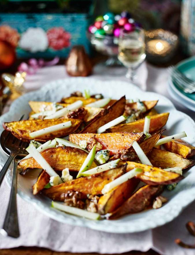 Recipe: Sweet potato and Stilton salad with candied walnuts