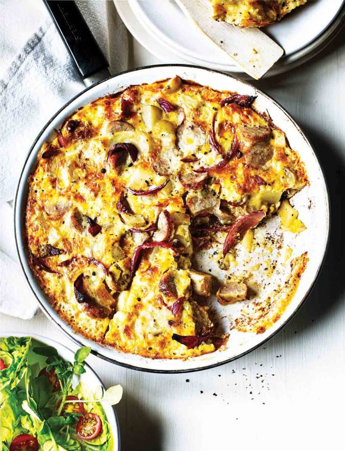 Recipe: Sausage frittata with mustard