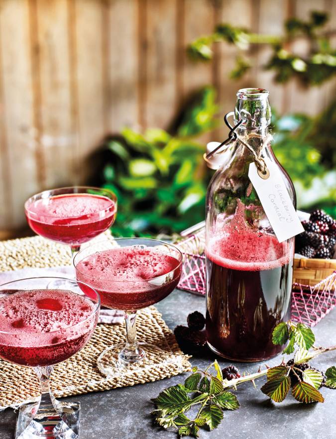 Recipe: Blackberry fizz cocktail