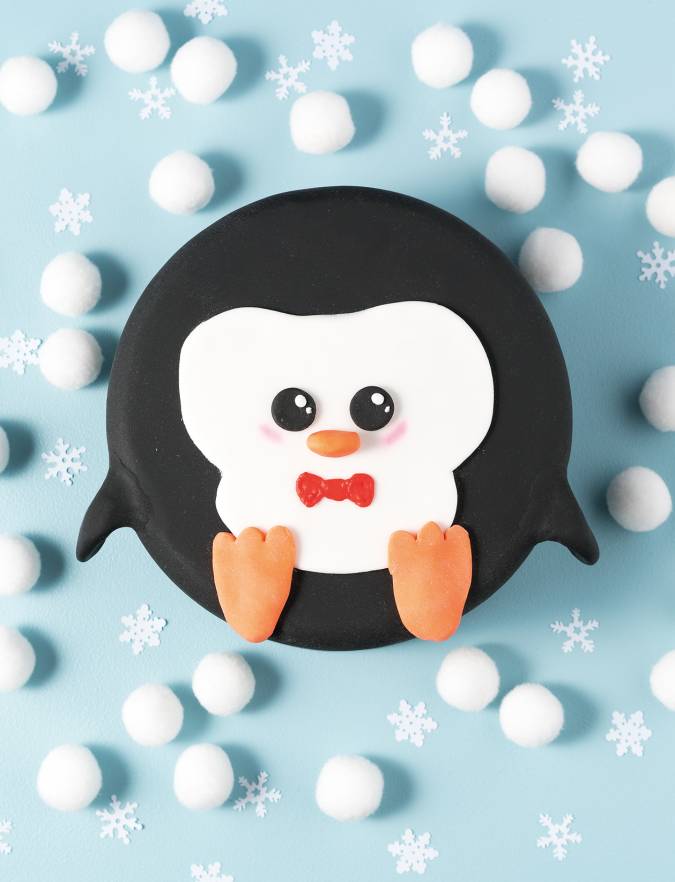 Recipe: Christmas penguin cake