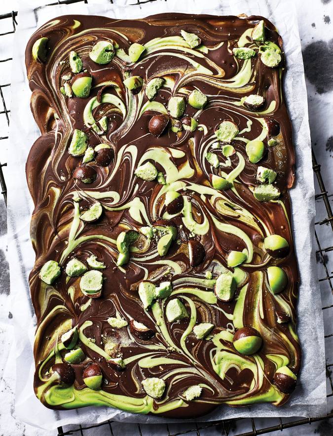 Recipe: Mint chocolate bark