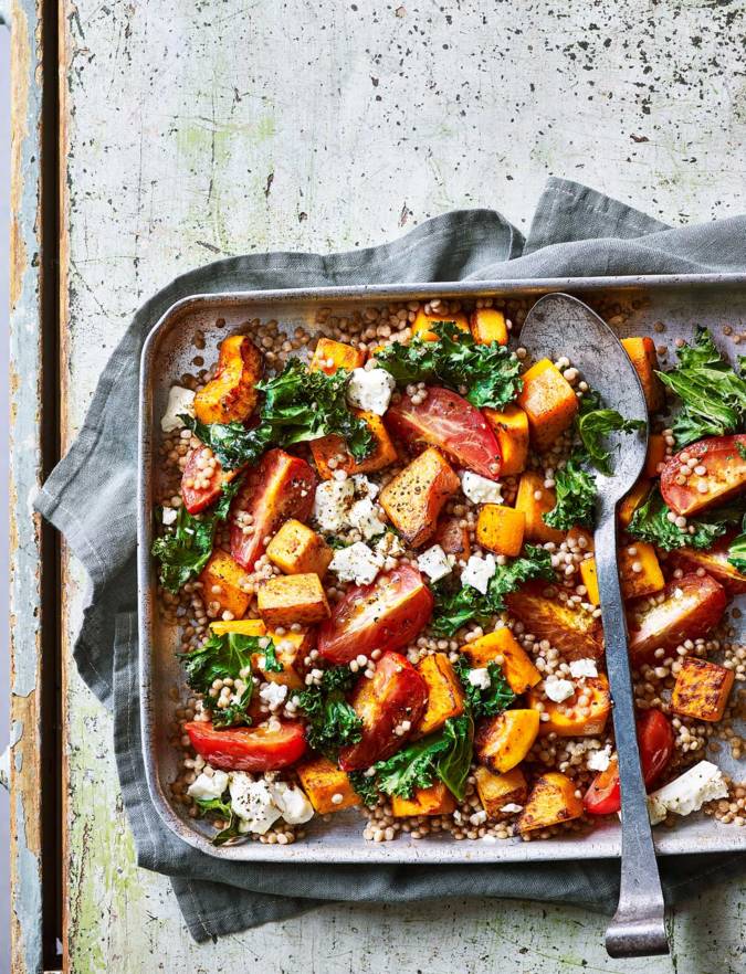 Recipe: Autumn couscous with roast squash and feta