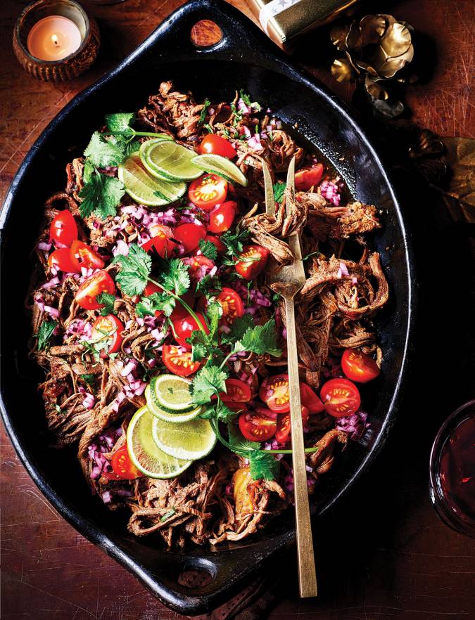 Recipe: Slow-cooked brisket with Mexican salsa