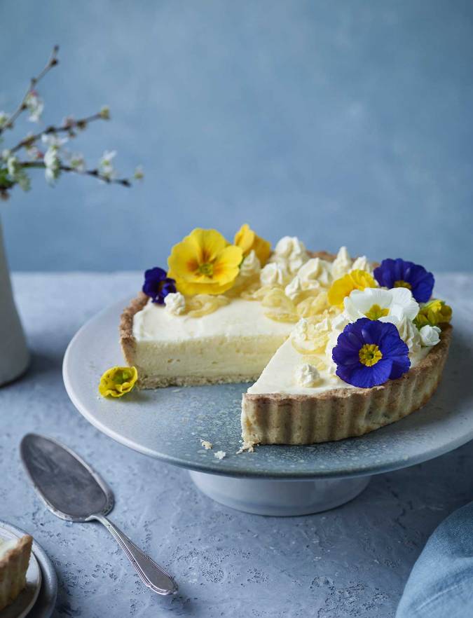 Recipe: Lemon and cardamom chiffon pie with coconut pastry