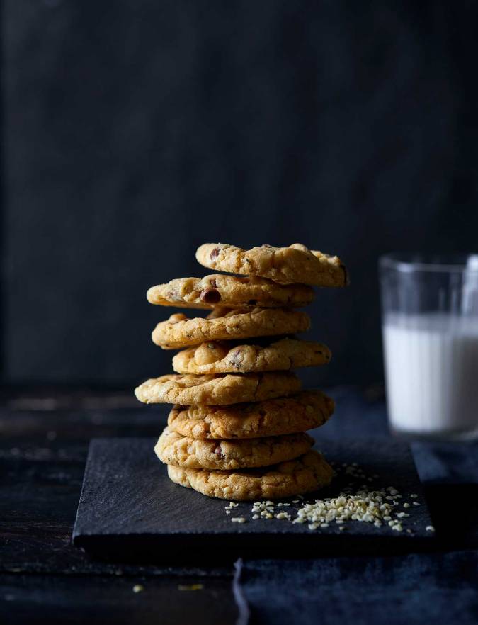 Recipe: Nutty hemp choc cookies