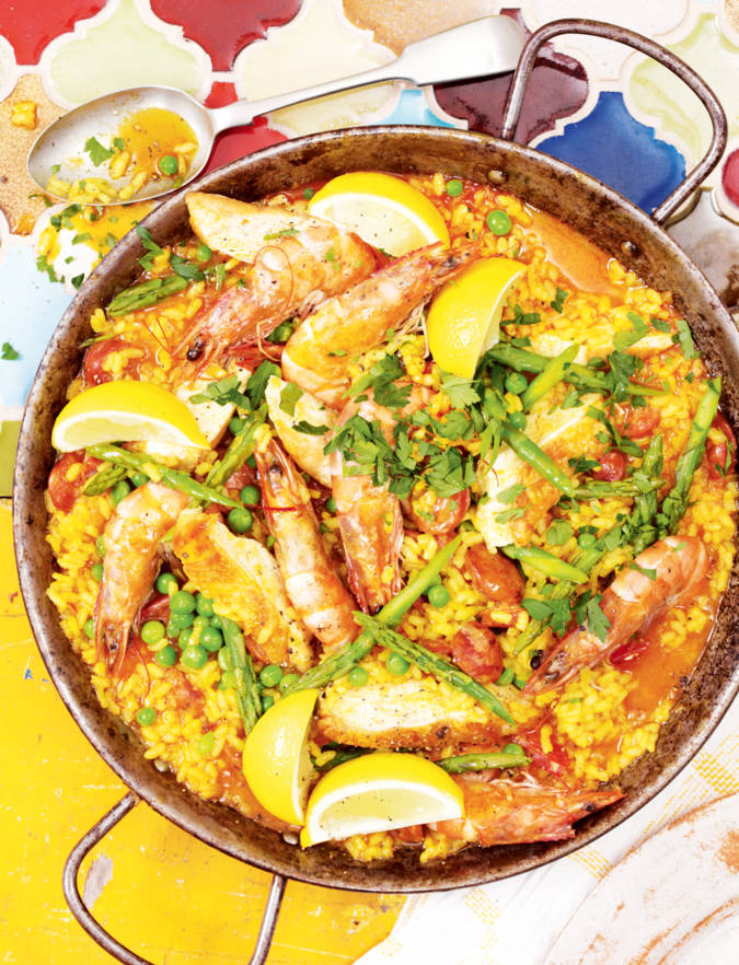 Recipe: Langoustine and chicken paella