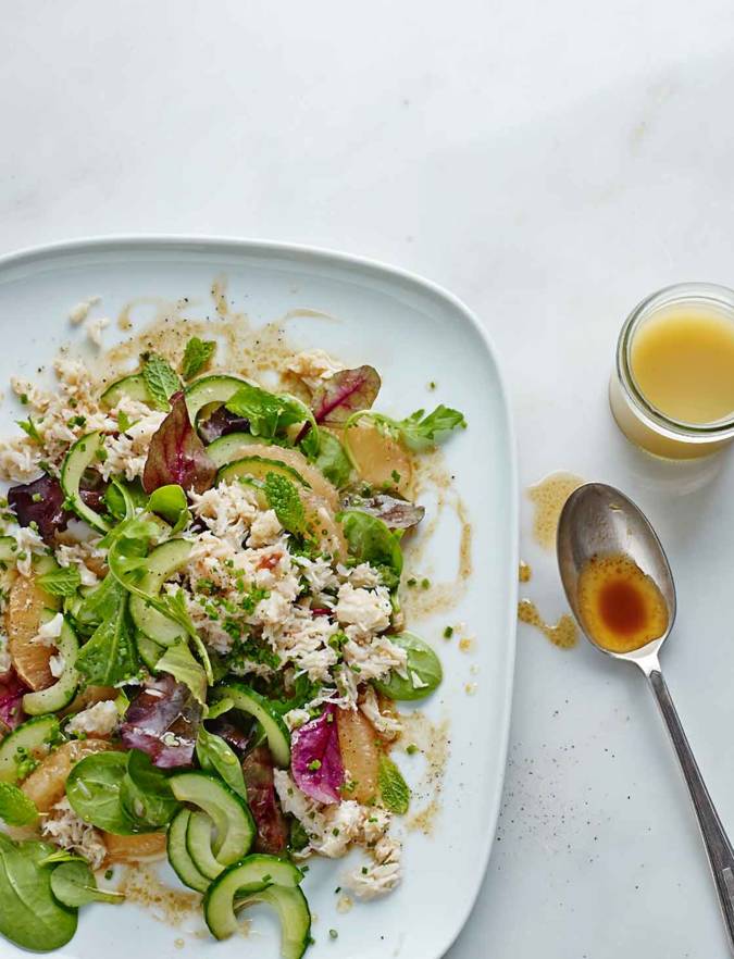 Recipe: Crab & grapefruit salad with yuzu dressing