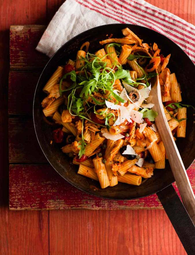 Recipe: Tuna and rocket puttanesca