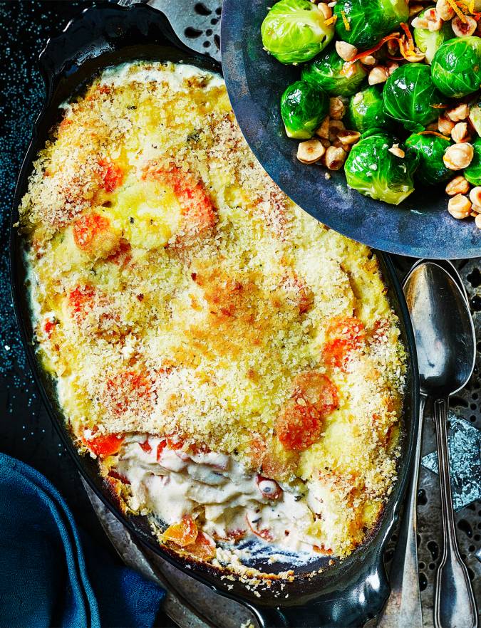 Recipe: Parsnip and carrot gratin