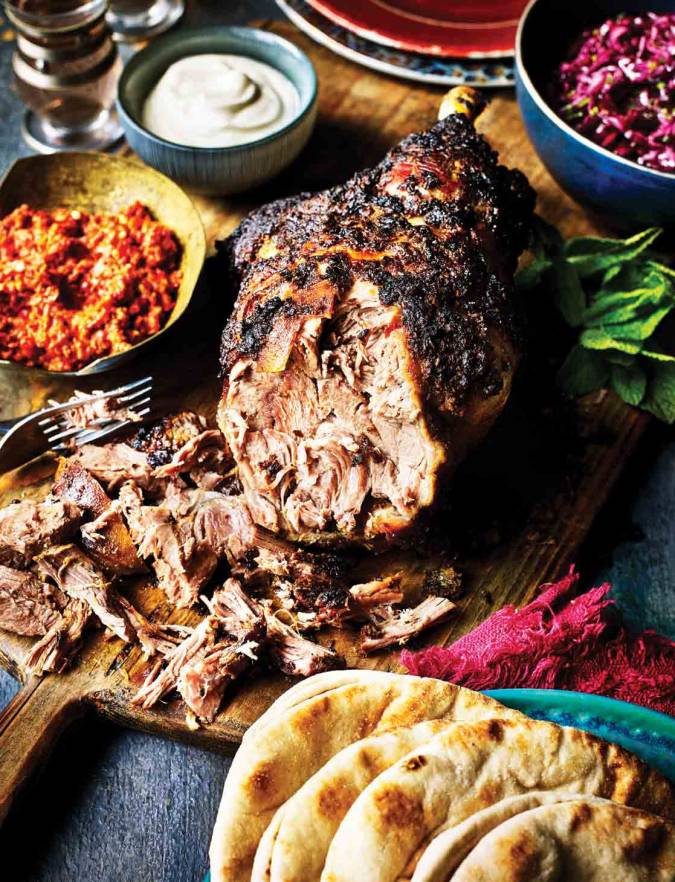 Recipe: Lamb shawarma and harissa pitta