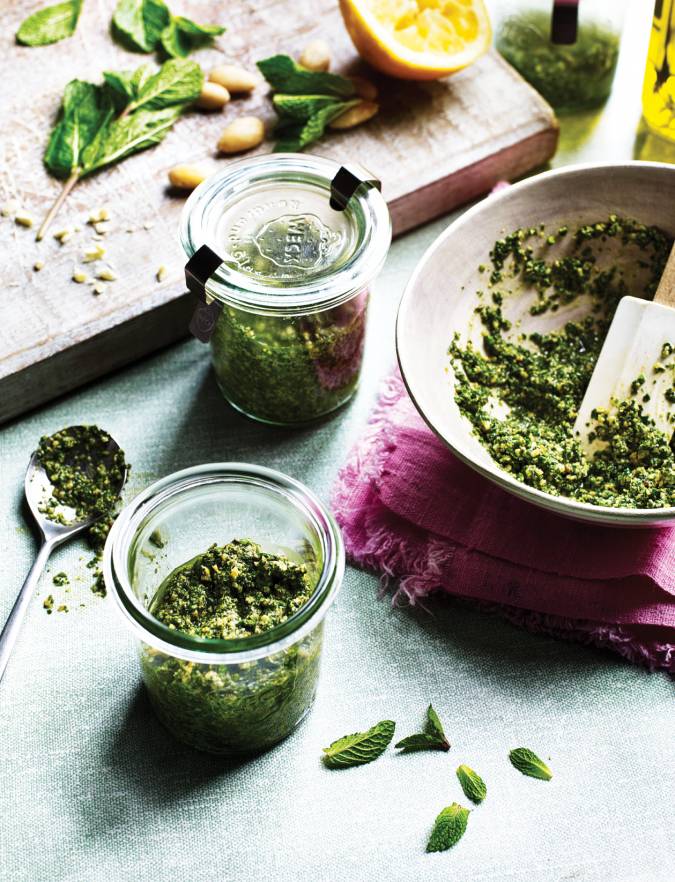Recipe: Mint pesto
