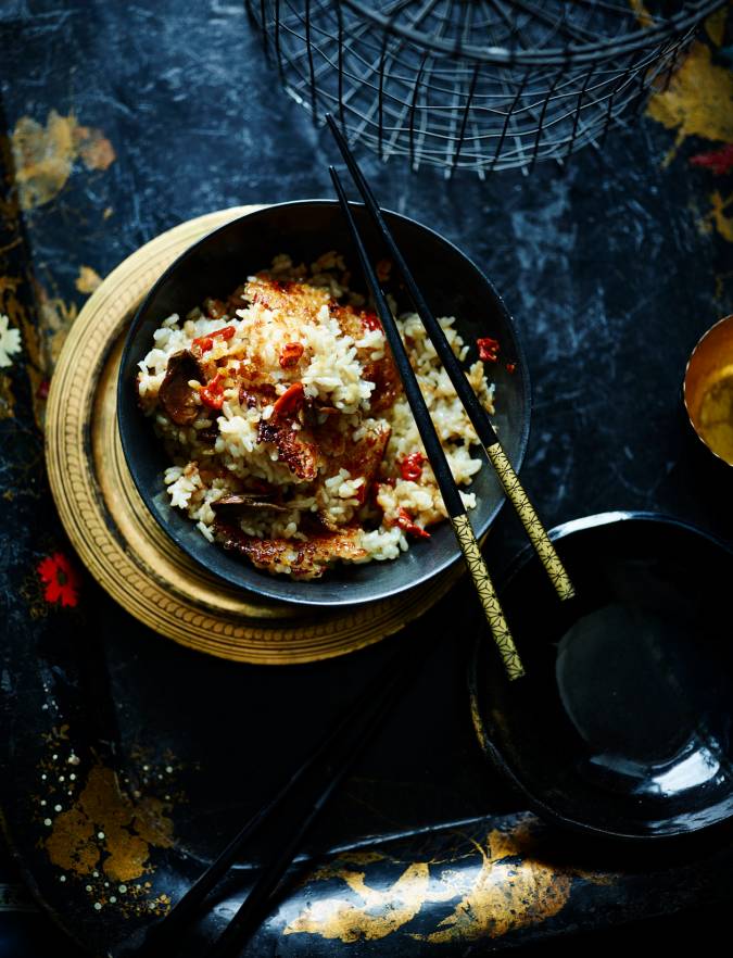 Recipe: Scorched mushroom and ginger rice