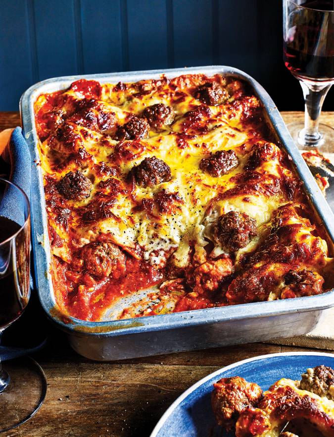 lasagne with meatballs recipe