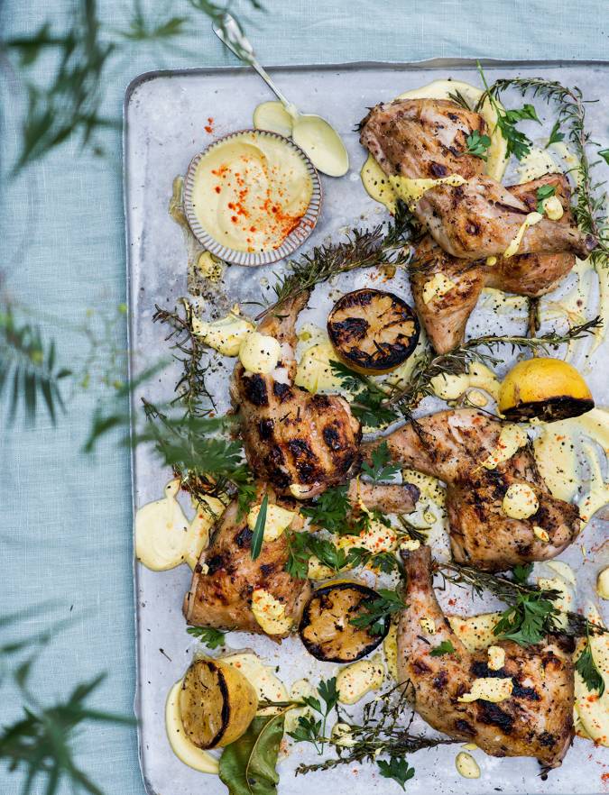 Recipe: Chicken with saffron and paprika spiced yogurt