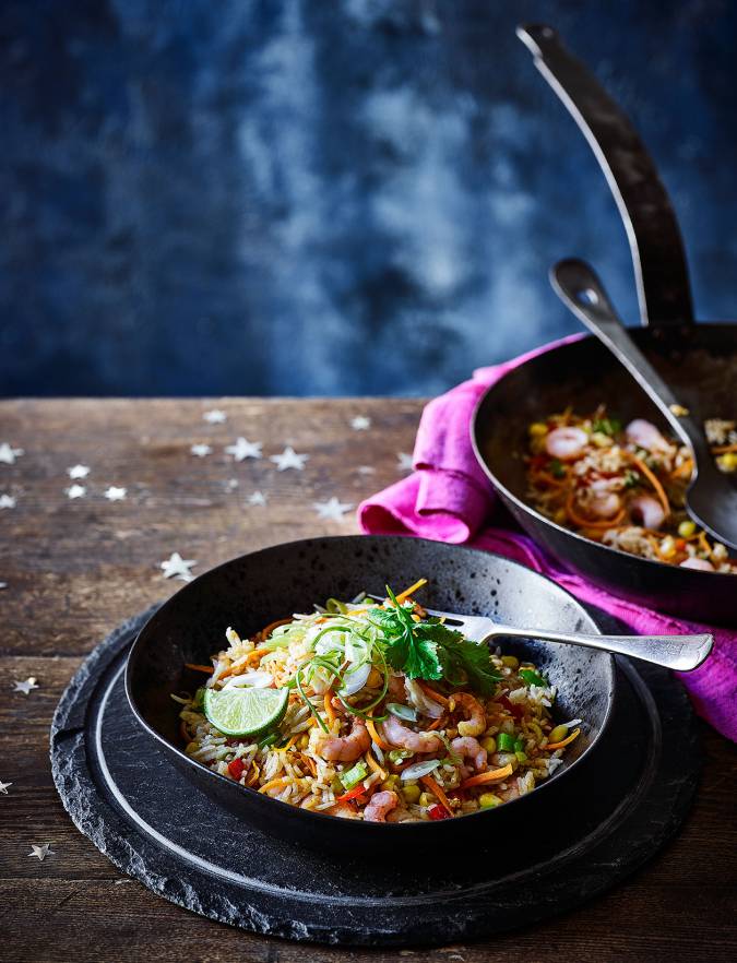 Recipe: Fridge-forage Tex-Mex rice with prawns