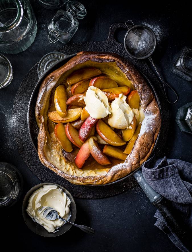 Recipe: Dutch Baby with honey butter apples