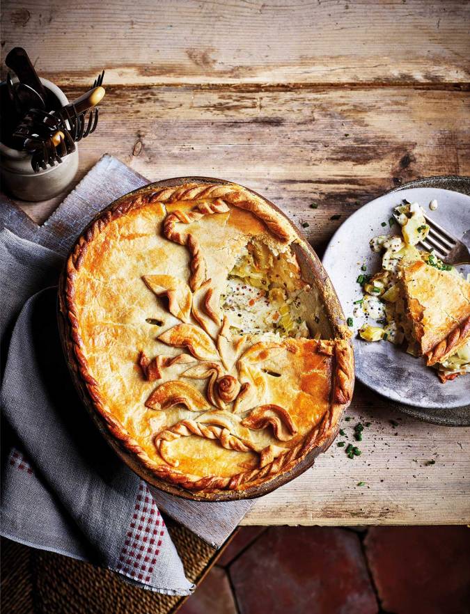 Recipe: Lancashire cheese, leek and onion pie