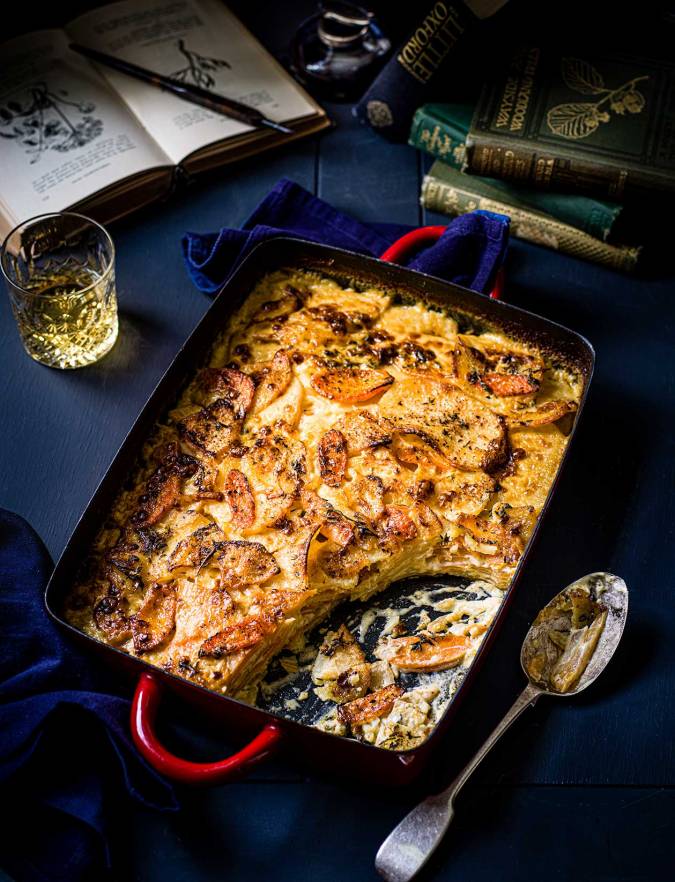 Recipe: Tattie and neep boulangère