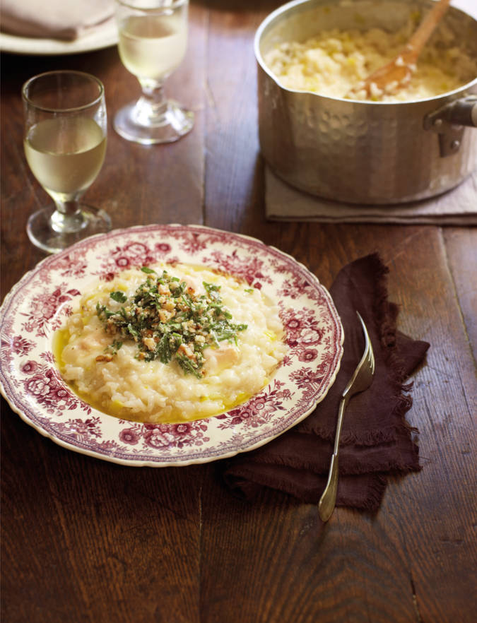 Recipe: Leek and taleggio risotto