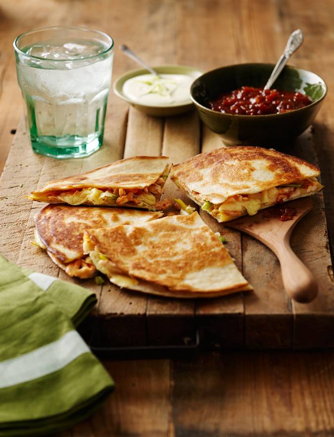 Recipe: Cheesy quesadillas