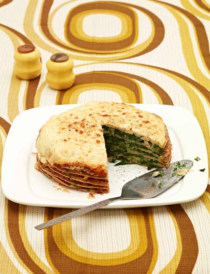 Recipe: Spinach and cheese pancakes