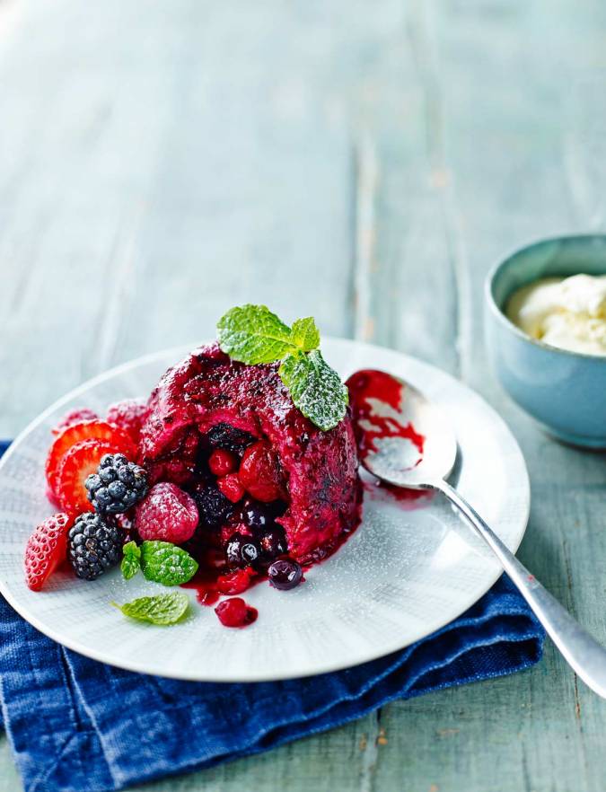 Recipe: Berry-rich summer puddings