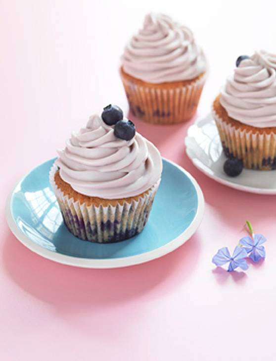 Recipe: Blueberry cheesecake cupcakes