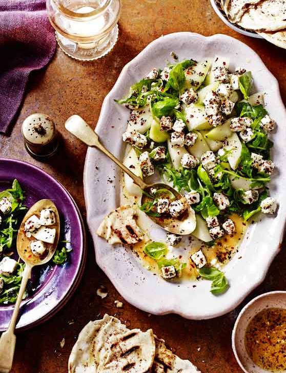 Recipe: Melon and marinated feta salad