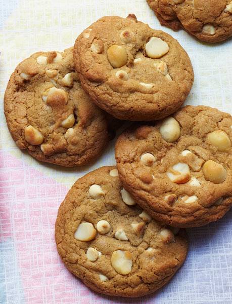 Recipe: Brown butter, white chocolate and macadamia nut cookies