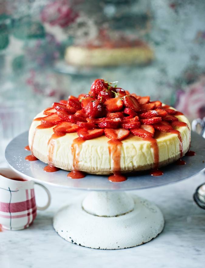 Recipe: Strawberry lemon cheesecake