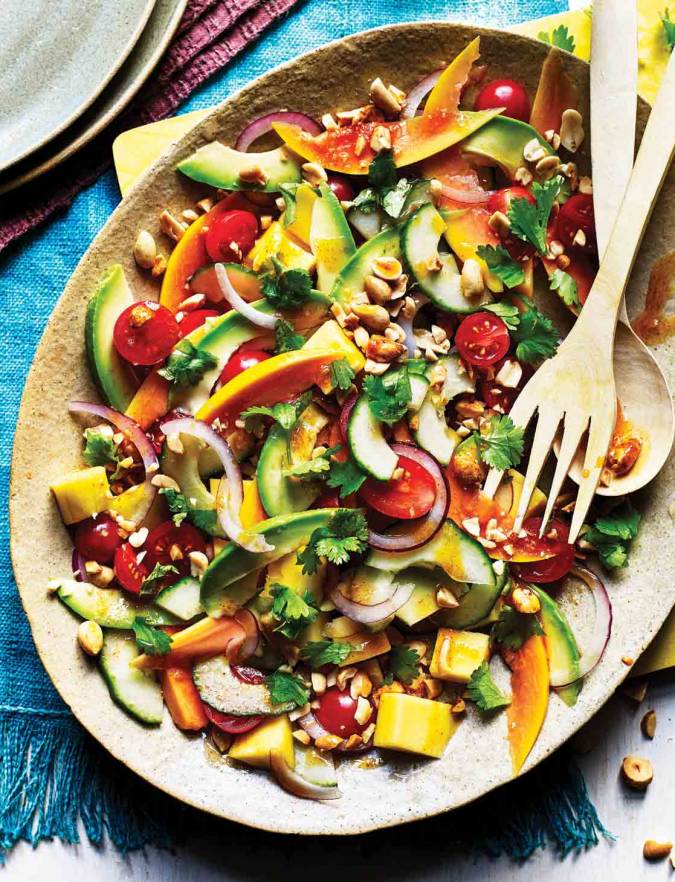 Avocado and papaya salad recipe Sainsbury's Magazine Avocado and papaya salad recipe Sainsbury's Magazine