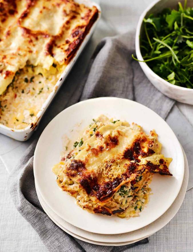 Recipe: Crab lasagne