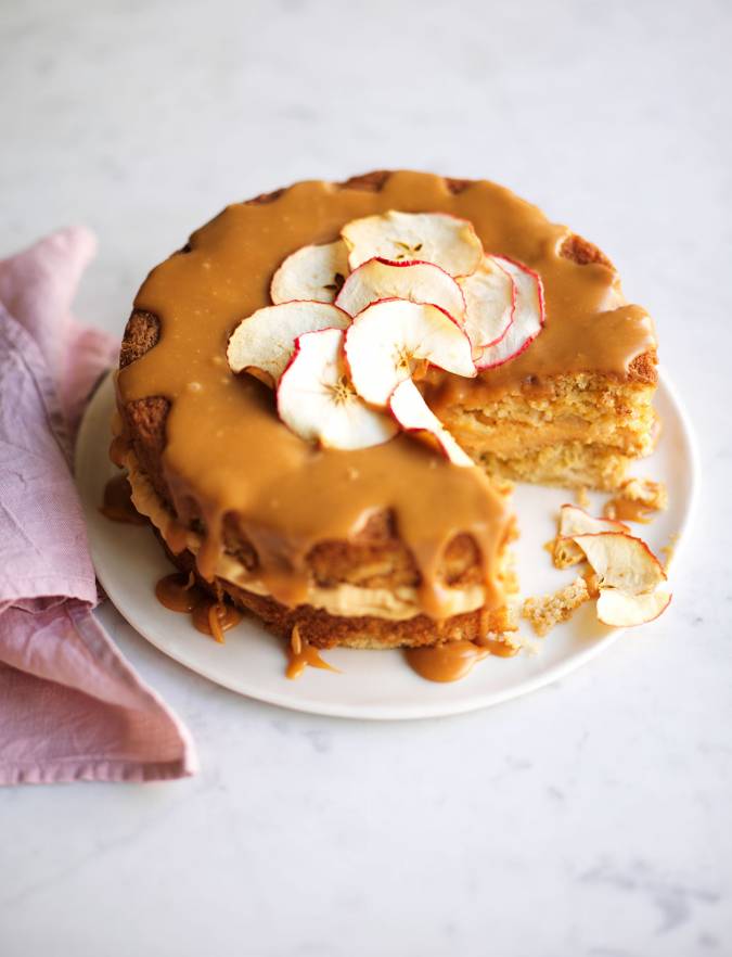 Caramel Apple Cake Recipe Sainsbury S Magazine