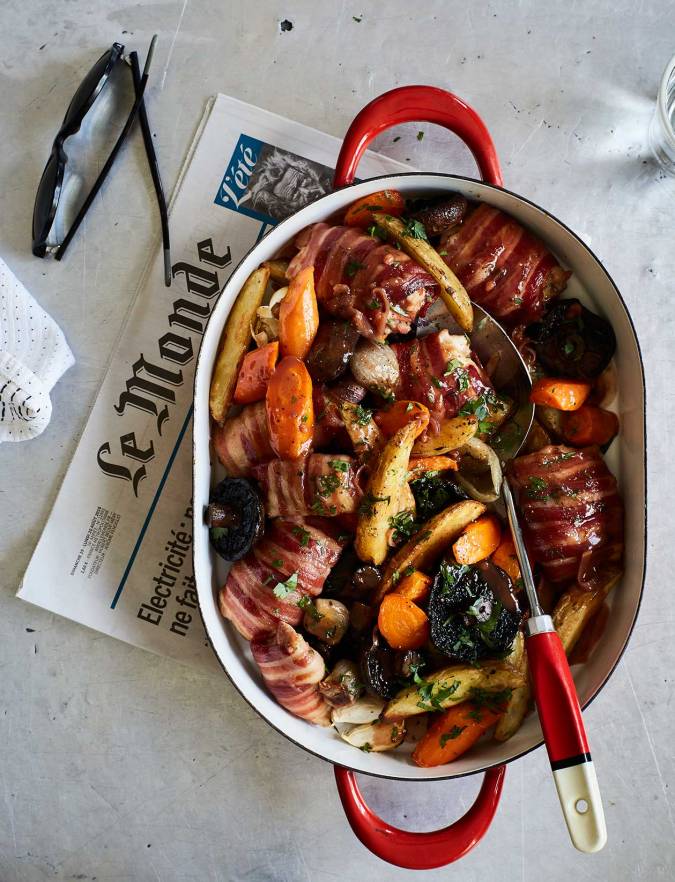 Recipe: Coq au vin traybake