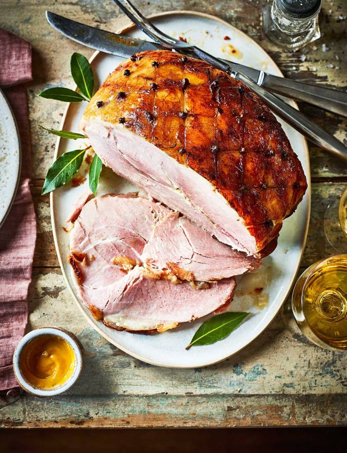 Recipe: Slow-cooked cider, clove and honey-glazed ham