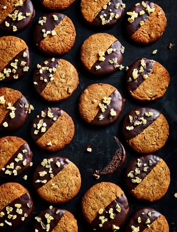 Recipe: Chocolate-dipped gingernuts