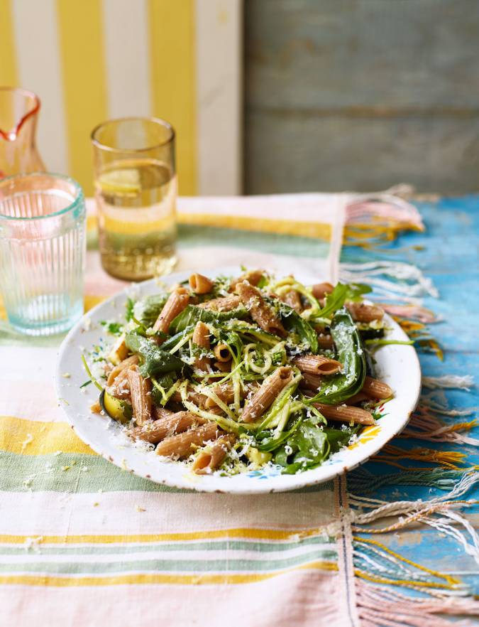 Recipe: Buttery courgette and rocket pasta