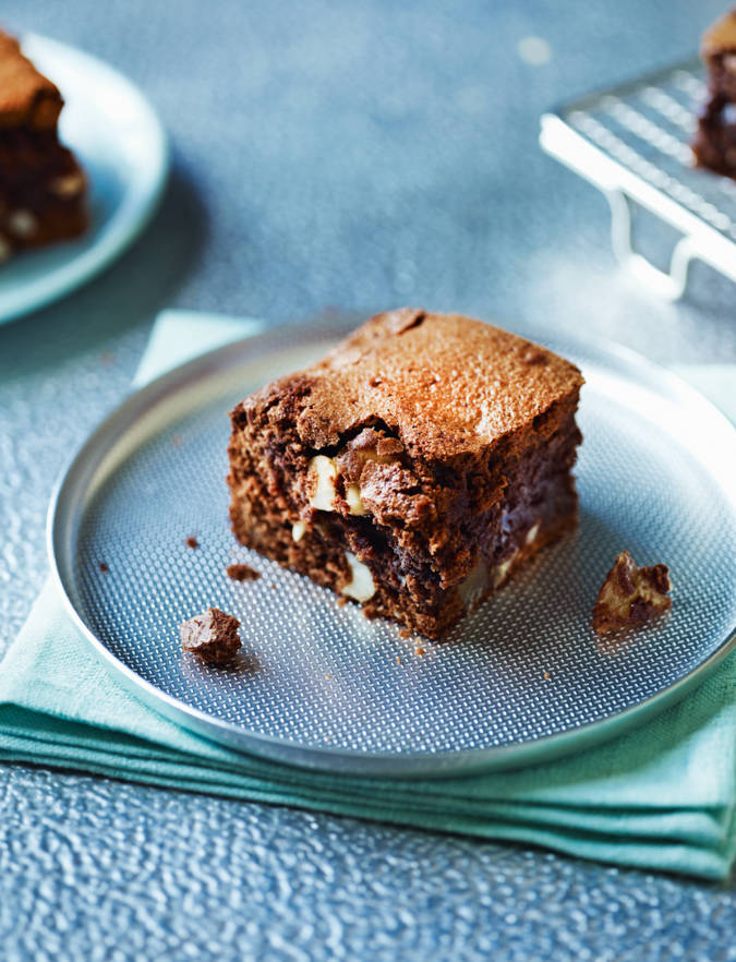 Recipe: Chocolate, Brazil nut and ginger brownies