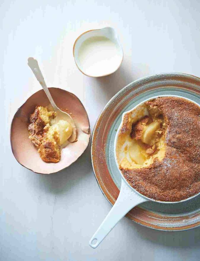 Recipe: Ginger pear upside-down pudding