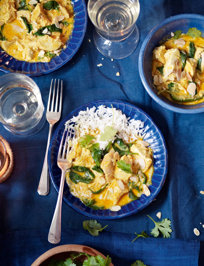 Recipe: Turkey and spinach curry