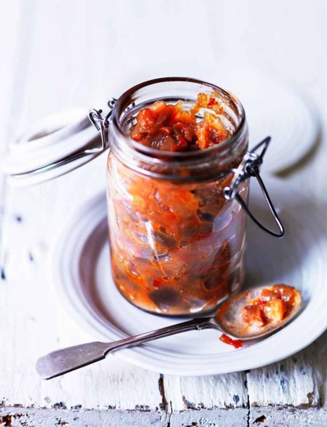 Recipe: Tomato and aubergine chutney