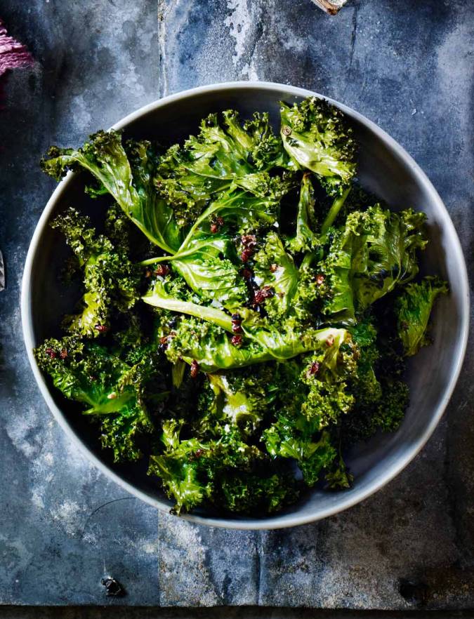 Recipe: Szechuan pepper and sea salt kale crisps