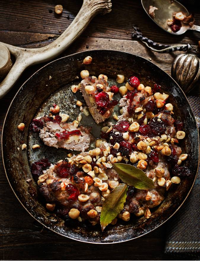 Recipe: Pork, hazelnut and cranberry stuffing