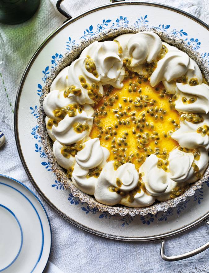 Recipe: Poppy seed, passion fruit and lemon tart