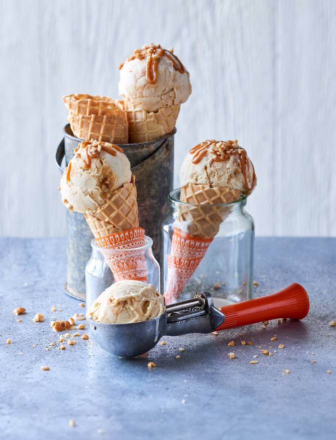 Recipe: Peanut butter and caramel scoops