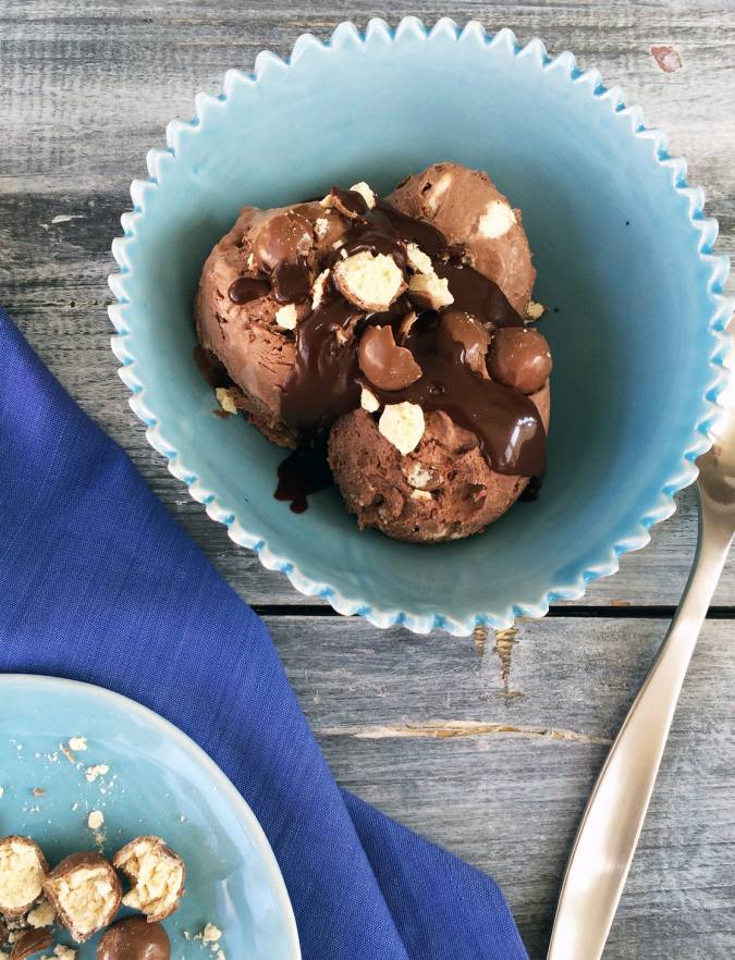 Recipe: Easy Malteser chocolate ice cream