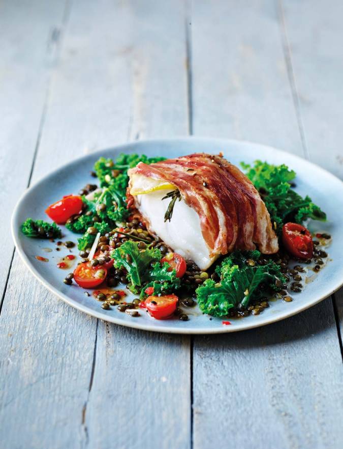 Recipe: Tom Daley's cod and lentils