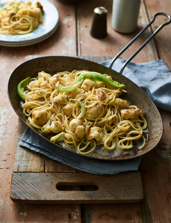 Recipe: Cauliflower cheese and pepper spaghetti