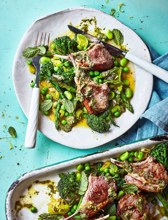 Recipe: Spring lamb traybake