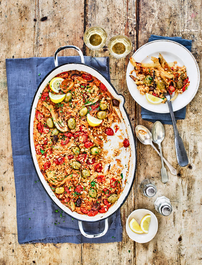 Recipe: Spanish fennel, olive and tomato rice
